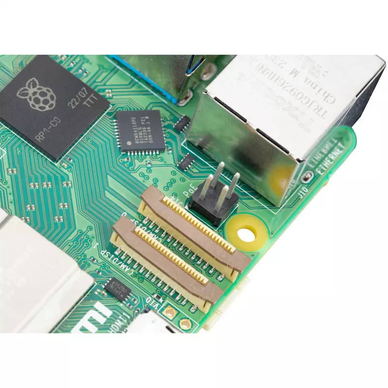 Jednodeskový počítač Raspberry Pi 5 vývojová doska — 2400 MHz Arm Cortex-A76, až do 16 GB LPDDR4x, MicroSD, USB 3.2, Wi‑Fi 5