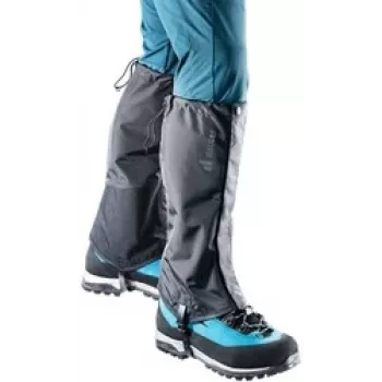 Návleky DEUTER 39320257000 čierne, veľkosť S — ľahké turistické návleky, ochranný kryt