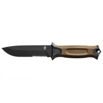 Prežívací nôž GERBER Strongarm Fixed Serrated Coyote