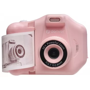 Detský digitálny fotoaparát Denver KPC-1370P ružový 249g