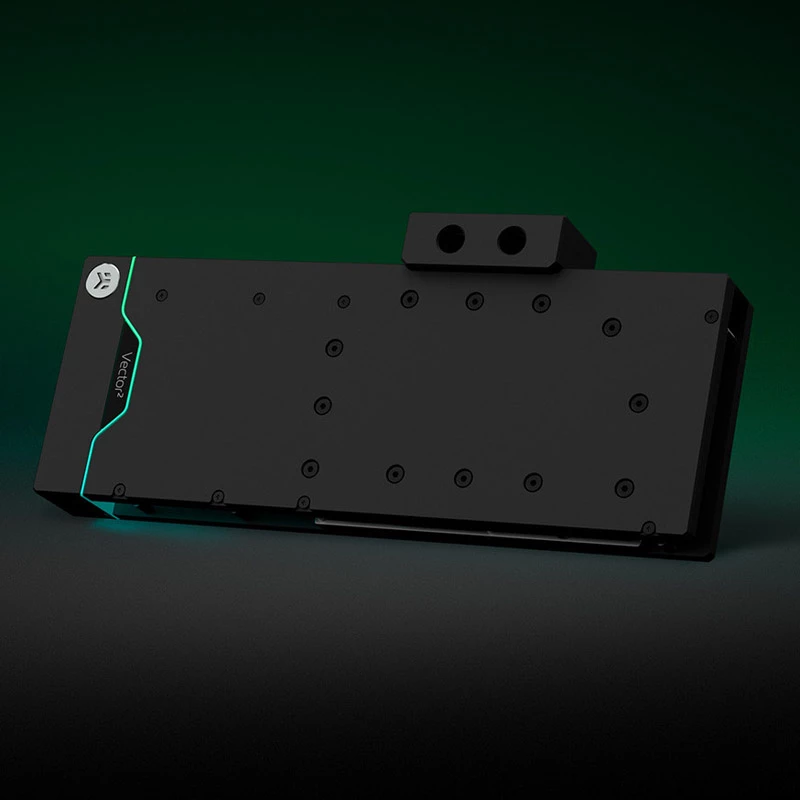 Water block EK Water Blocks Acetal Nickel čierny 41mm