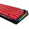 Keycaps GLORIOUS GPBT Basics — PBT, US-ANSI-layout, červené akcenty
