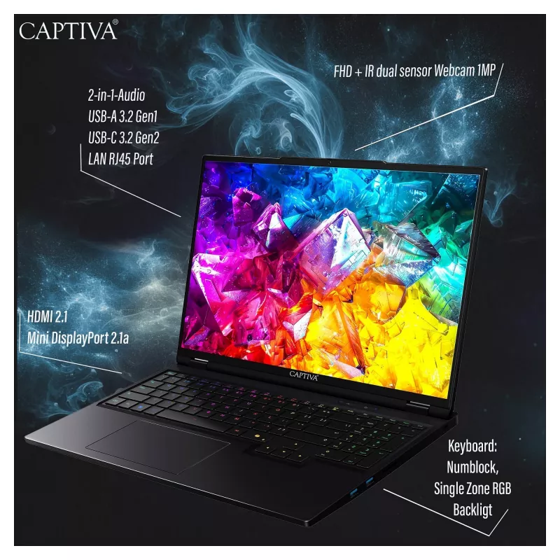 Notebook Captiva CAPTIVA 95074, model 95074