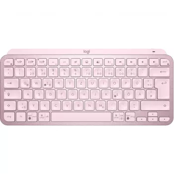 Logitech MX Keys Mini minimalistická bezdrôtová podsvietená klávesnica - ROSE - CENTRAL (DE)