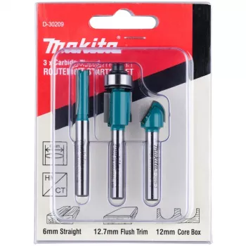 Makita frézovacia sada bitov - 3 ks - pre Makita DRT50Z