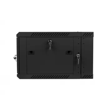 Nástenný rack LANBERG WF02-6606-10B 6U 600x374,3x600 mm nehrdzavejúca oceľ čierny