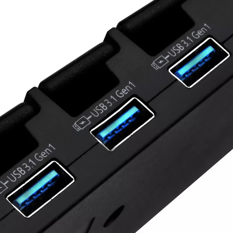 Desktop USB 3.1 Gen 1 hub SILVERSTONE SST-UC03B-PRO – 7 USB portov