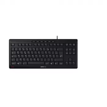 Klávesnica CHERRY STREAM TKL USB AZERTY francúzska čierna káblová 94 klávesov