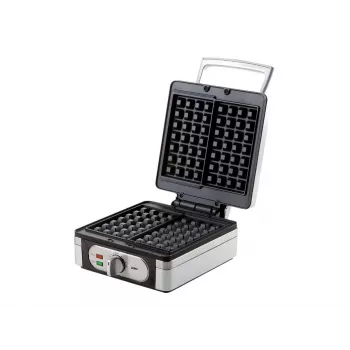 Waffle žehlička Domo DO 9047 W 2 vaflí 1400 W strieborná