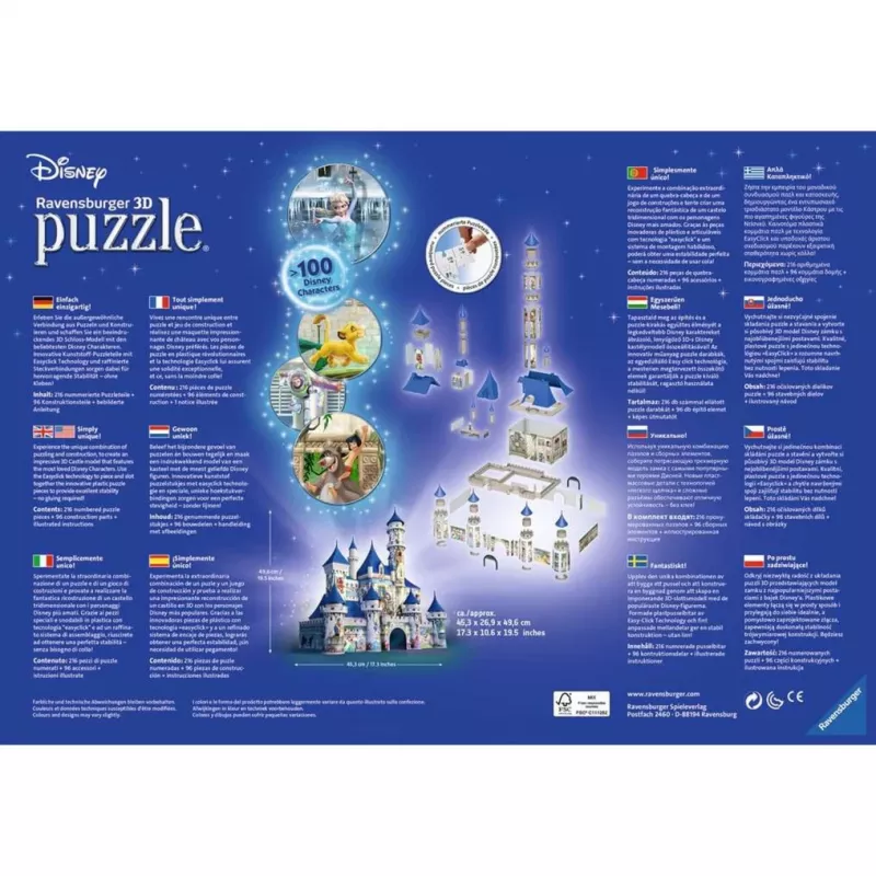 3D puzzle Disney zámok