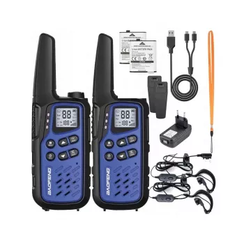 Walkie-talkie Baofeng BF-T25E tmavomodrá, 2 kusy