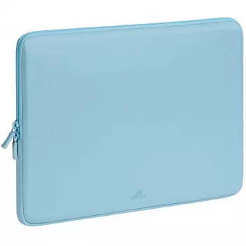Puzdro na notebook Rivacase Riva Szuzuka 15,6 palcov pastelovo modrá, vystlané ochranné puzdro