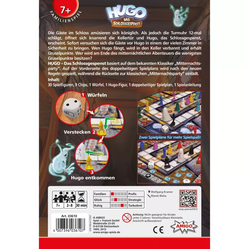 HUGO - Das Schlossgespenst, stolová hra