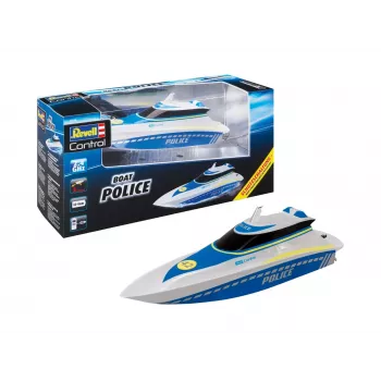 Revell Control Waterpolice RC motorový čln pre začiatočníkov 100% RtR 350 mm (24138)