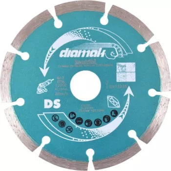 Makita diamantový rezací kotúč 125x22,23 DIAMAK D-61139 priemer 125 mm vnútorný priemer 22,23/20 mm 1 kus