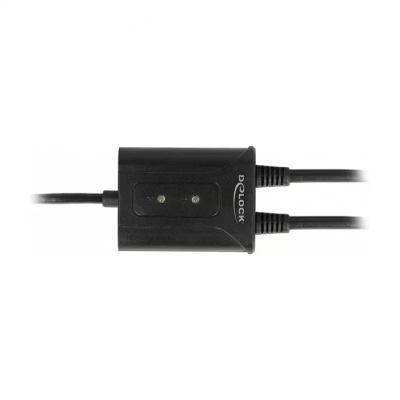 Sériový kábel DeLOCK 63950 USB 2.0 Type-A 2 x RS-232 DB9 čierny 0,6 m