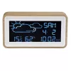Digitálna meteostanica Denver WS-72 drevo LCD DC/batéria