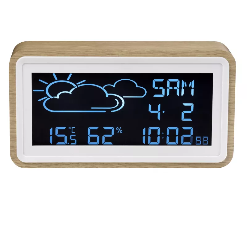 Digitálna meteostanica Denver WS-72 drevo LCD DC/batéria