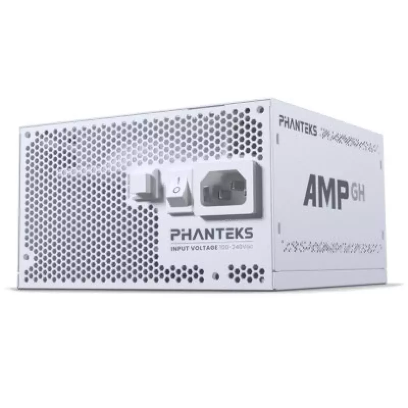 Napájací zdroj PHANTEKS AMP GH 850 W, 18+10 pin ATX, plne modulárny, 80 PLUS Gold, biely