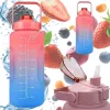 Extralink Motivačná fľaša, 2000 ml, Červeno-modrá, BUT-994