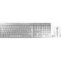 CHERRY DW 9100 SLIM klávesnica myš v cene univerzálna RF bezdrôtová + Bluetooth QWERTZ nemecká strieborná