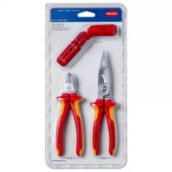 Mechanická sada náradia Knipex 00 31 30 BK V01 3 nástroje oranžová červená