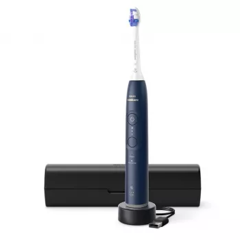 Elektrická zubná kefka Philips Sonicare Series 6100 HX7403/05 — nabíjateľná, Li‑Ion batéria, režimy Sensitive & Daily Clean, tmavomodrá