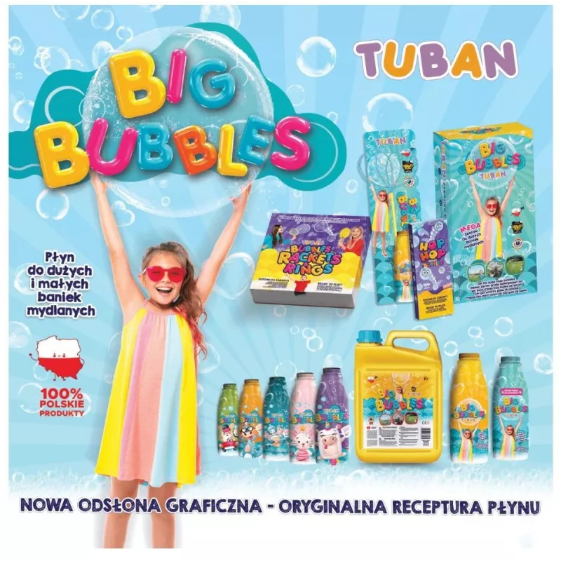 Súprava na bubliny Tuban DISPLAY SMALL SOAP BUBBLES MIX 36 KS. x 60 ml