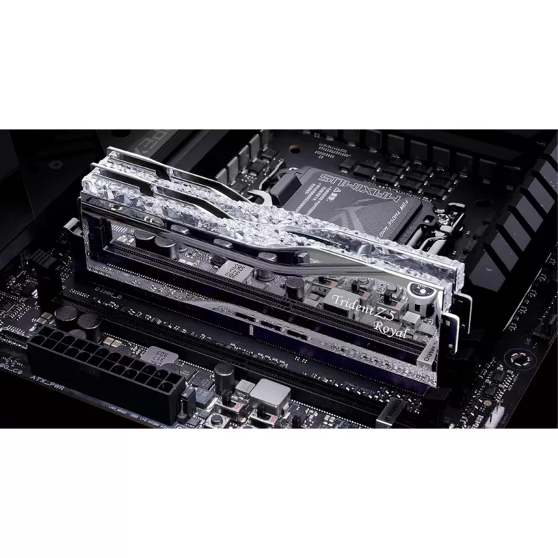 DIMM 32 GB DDR5-6000, pamäť strieborná, F5-6000J2836G16GX2-TR5S, Trident Z5 Royal RGB Silver, INTEL XMP