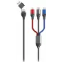 USB kábel 2GO 797361 1,2 m USB-A/USB-C USB-C/Micro-USB-B/Lightning