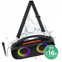 Prenosný reproduktor MEDIA-TECH MT3184 — Bluetooth 5.3, 60W RMS, IPX5, Li-Ion batéria 16h, USB-C nabíjací konektor, MicroSD, TWS, mikrofón, diaľkový ovládač
