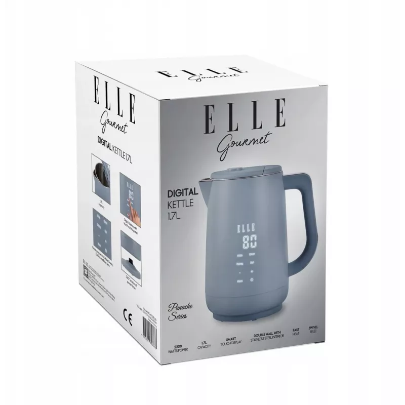 Elektrická kanvica Elle EKWKP101BUEU 1,7 l, modrá