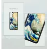 Puzdro na smartphone iKins na Samsung Galaxy S21+ — ochranné zadné krytie 'great wave'