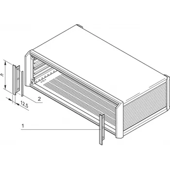 SCHROFF bočný krycí panel PROPAC/PRO - príslušenstvo do racku (24576117)