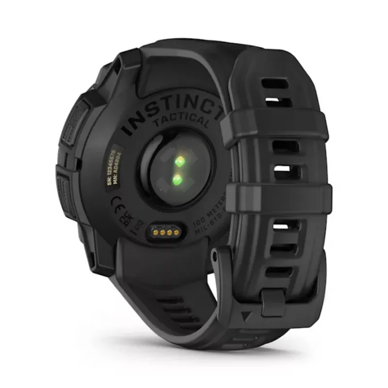 Smartwatch GARMIN Instinct 3 45mm Solar Tactical Edition čierny — 45 mm, solárne nabíjanie, GPS, merač tepovej frekvencie