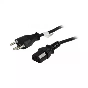 Synergy21 napájací kábel 230V Švajčiarsko (konektor samec) J12/konektor pre studené zariadenia IEC-C13 (konektor samica), 2m, čierny,