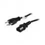 Synergy21 napájací kábel 230V Švajčiarsko (konektor samec) J12/konektor pre studené zariadenia IEC-C13 (konektor samica), 2m, čierny,