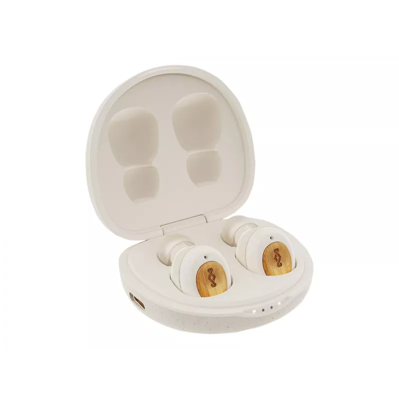 Marley True Wireless Earbuds Champion s integrovaným mikrofónom Bluetooth Cream