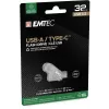 USB flash disk Emtec 32 GB USB Type-A USB Type-C D280