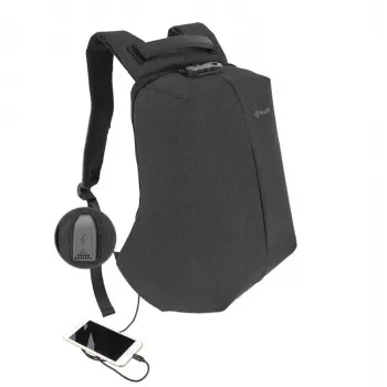 Batoh Tellur Notebook 15.6 Antitheft s USB portom, čierny