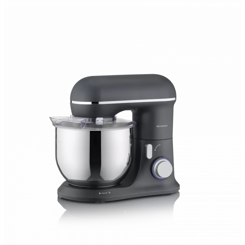 Kuchynský robot SEVERIN KM 3899 — 1200 W, 5,3 l nerezová nádoba, čierny