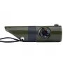 Mil-Tec SP.22073 píšťalka na prežitie 6v1, olivovozelená