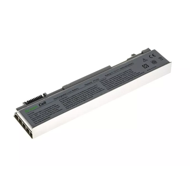 Batéria do notebooku Green Cell DE09 pre DELL Latitude E6400 E6410 E6500, Li‑Ion 4400 mAh, 11,1 V, 6 článkov, strieborná