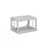 ALANTEC sieťový rozvádzač 19 6HE 600x450, sivý FLAT PACK