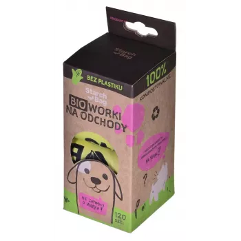 STARCH BAG - vrecká na exkrementy pre psov - 8 x 15