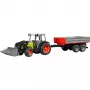 Hračkársky traktor Bruder Claas Nectis 267 F so sklápacím prívesom