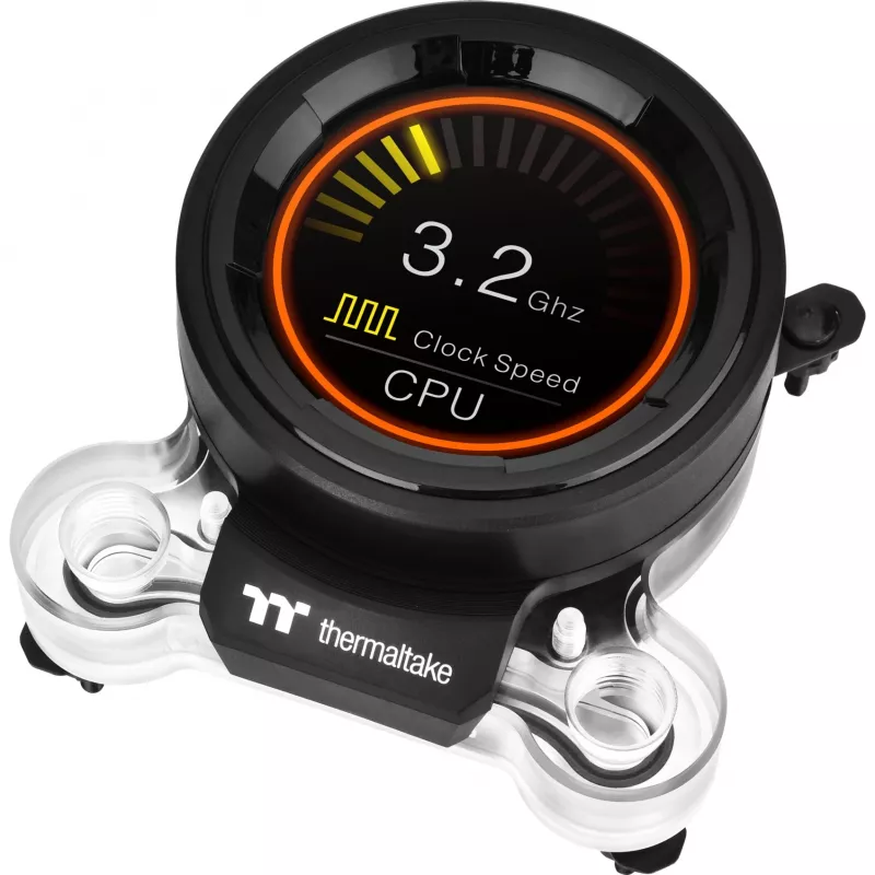 Vodné chladenie Pacific MX2 Ultra CPU vodný blok, meď, 2,1-palcový LCD snímač teploty