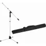 Mikrofónny stojan Omnitronic MS-1W s ramenom – biele prevedenie