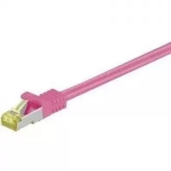 Goobay RJ-45 CAT7 1,5 m purpurový S/FTP sieťový kábel