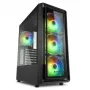 PC skriňa Sharkoon TK4 RGB Midi Tower čierna